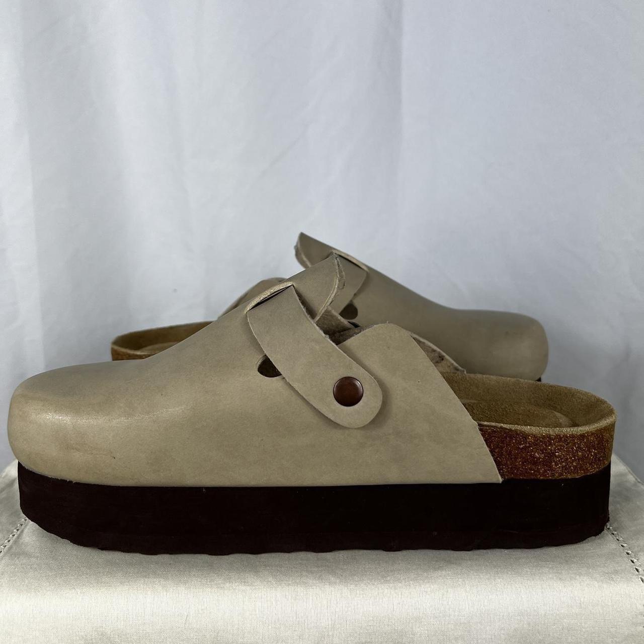 Women's Clogs - Tan/Cream - US 9.5 – Platform Clo… - image 8