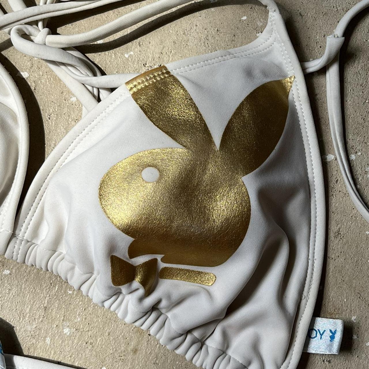 90’s Playboy string bikini - size large! The top... | Depop