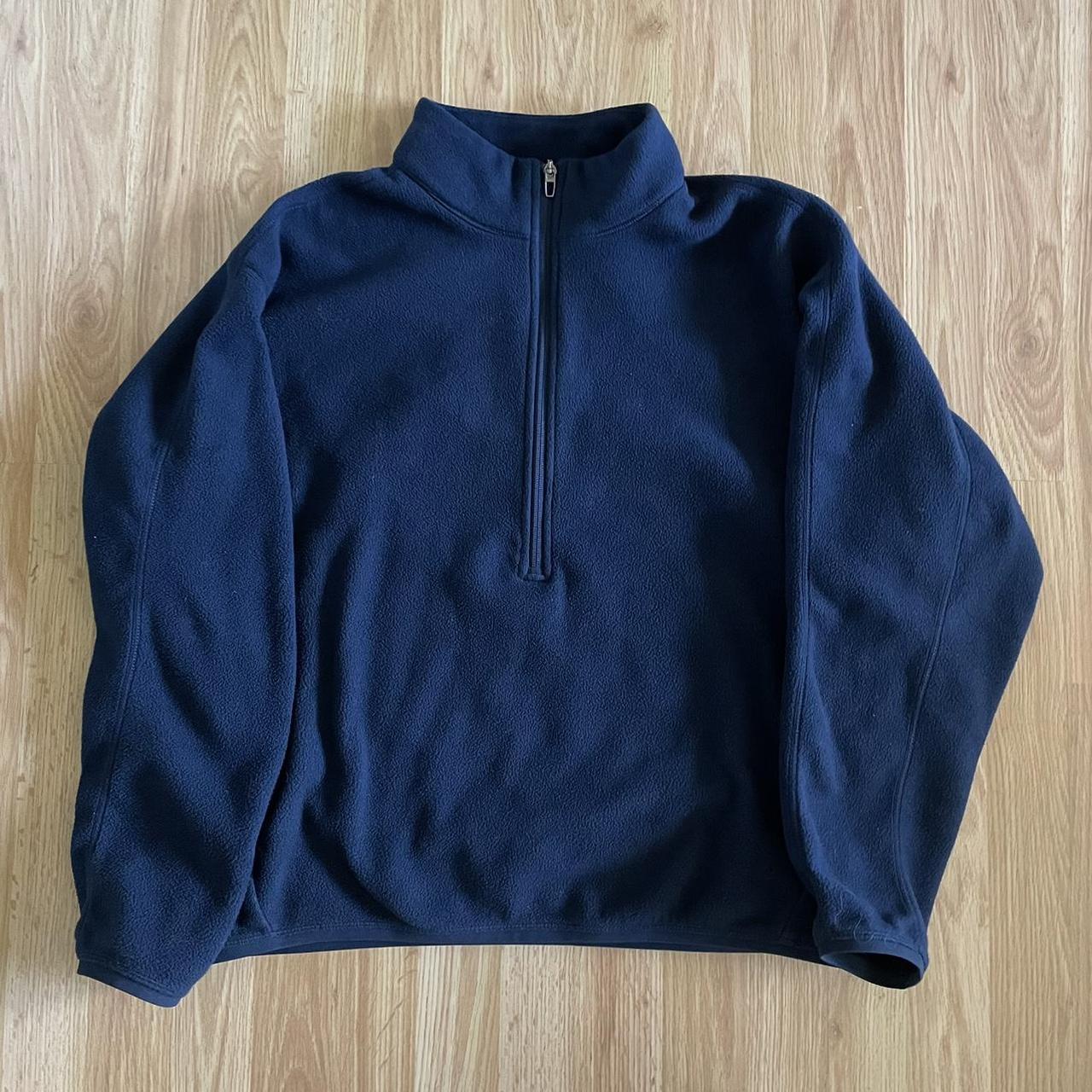 Lululemon Oversized Fleece Half Zip Navy Men's... - Depop