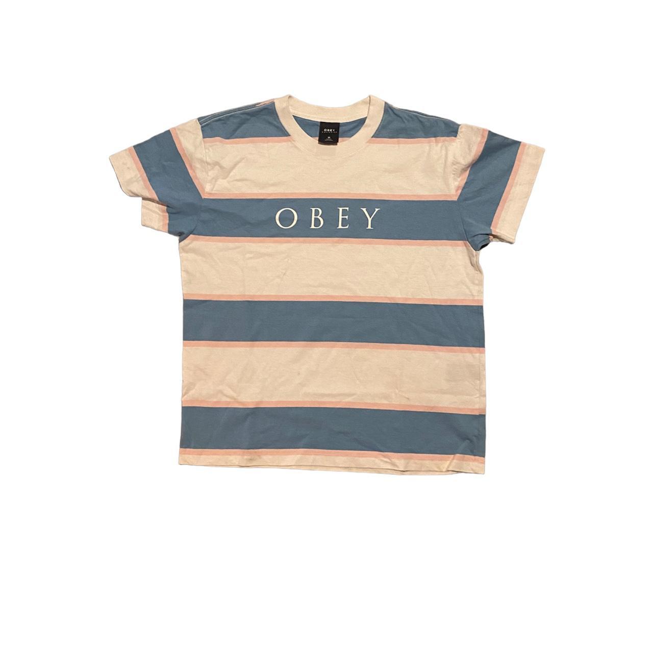 Product Image 1 - Obey worldwide striped tee! 