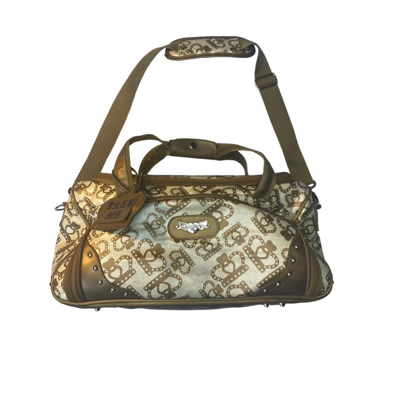 y2k duffle bag brand kathy von zeeland cute heart... Depop