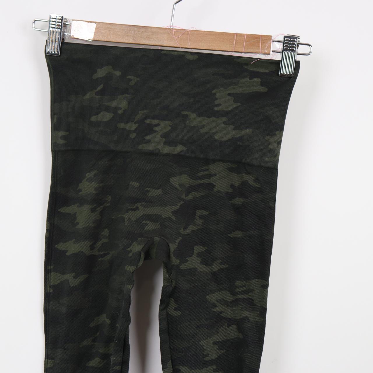 Spanx Look At Me Now Leggings In Black Camo Size - Depop