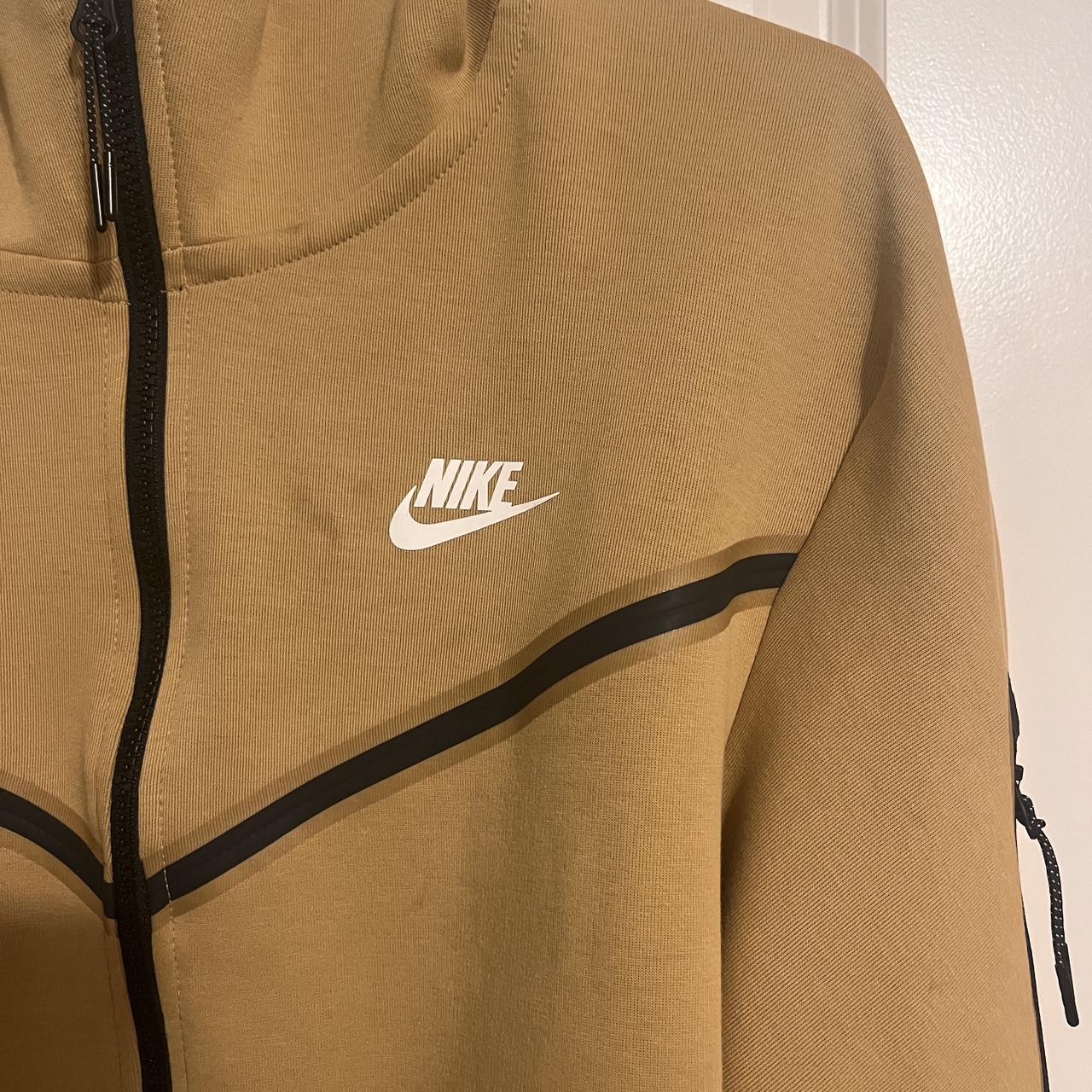 Nike tech fleece tan color. Brand new has tags but I... - Depop