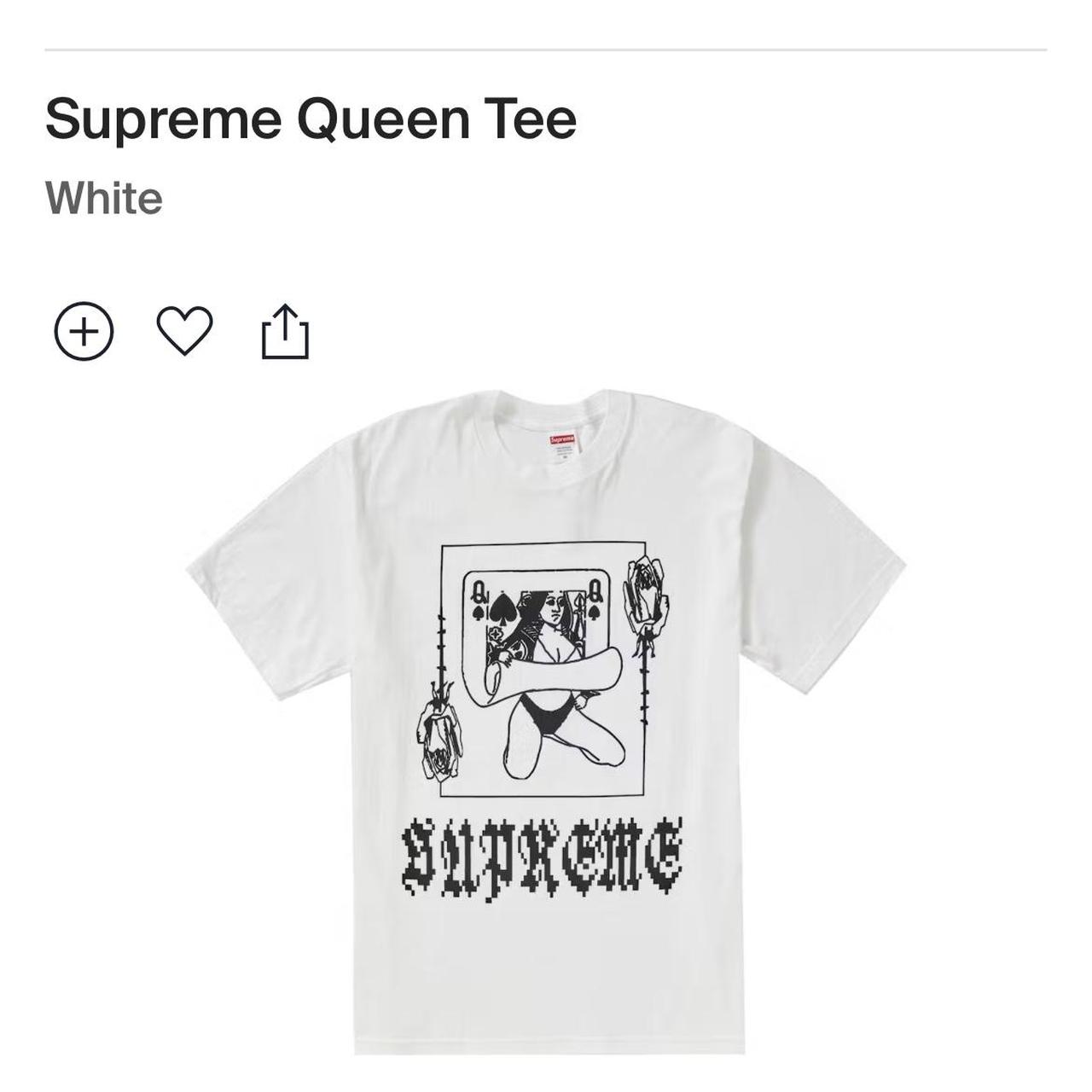 超特価即納Supreme Queen Tee Tシャツ/カットソー(半袖/袖なし)