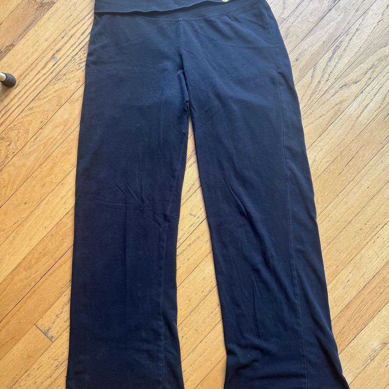 Y2K Low Waisted Yoga Pants Size 10\12 34 inches... - Depop