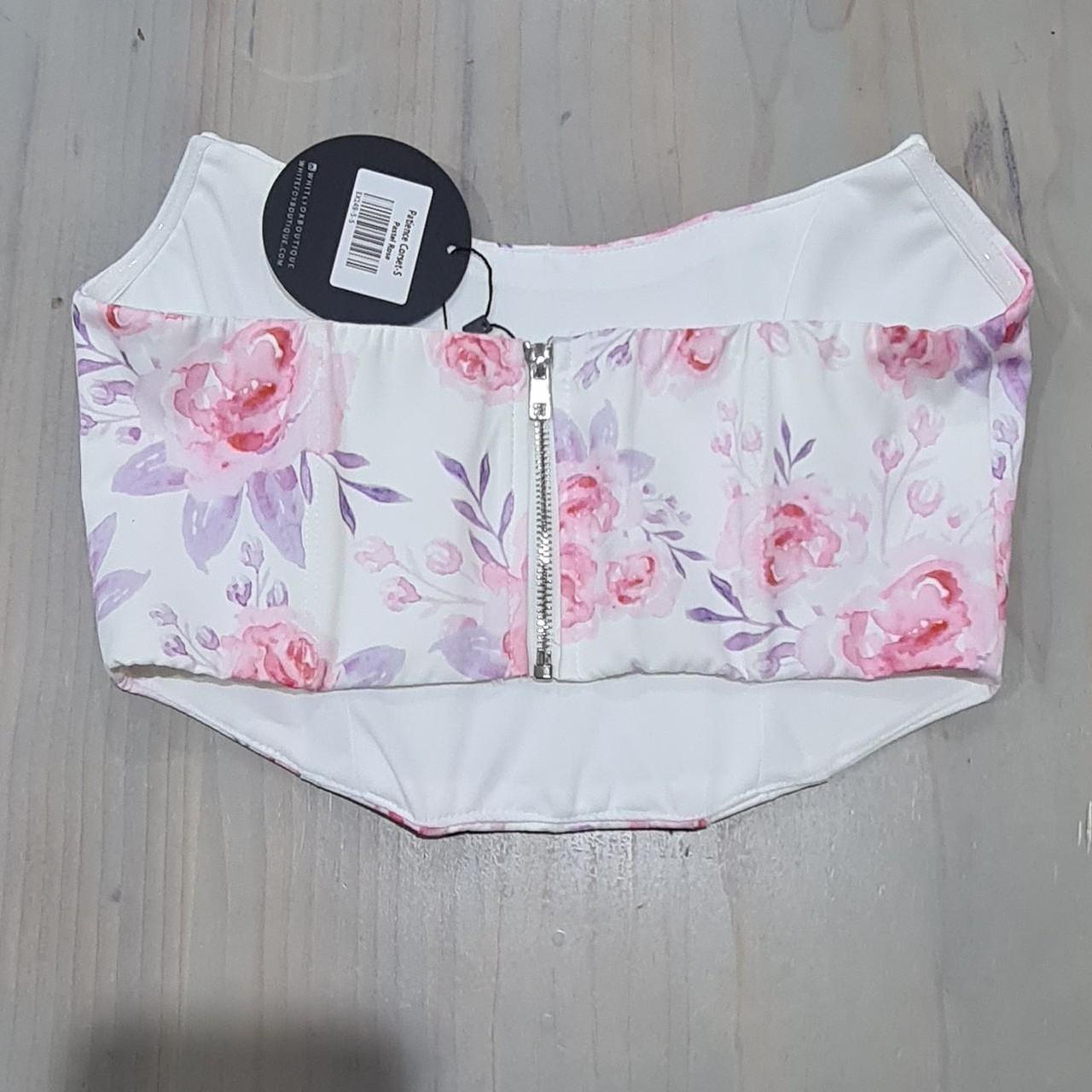 WHITE FOX PATIENCE PASTEL CORSET TOP • Size small •... Depop