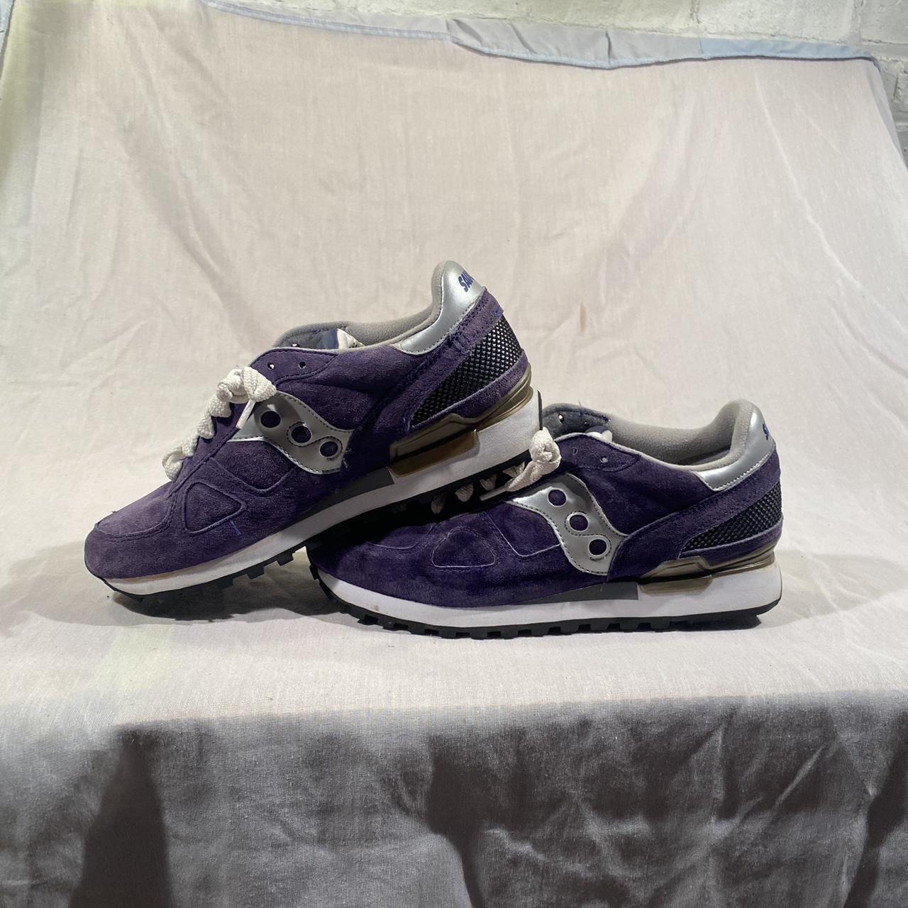 Like new purple Saucony Shadows size 11. #saucony... - Depop