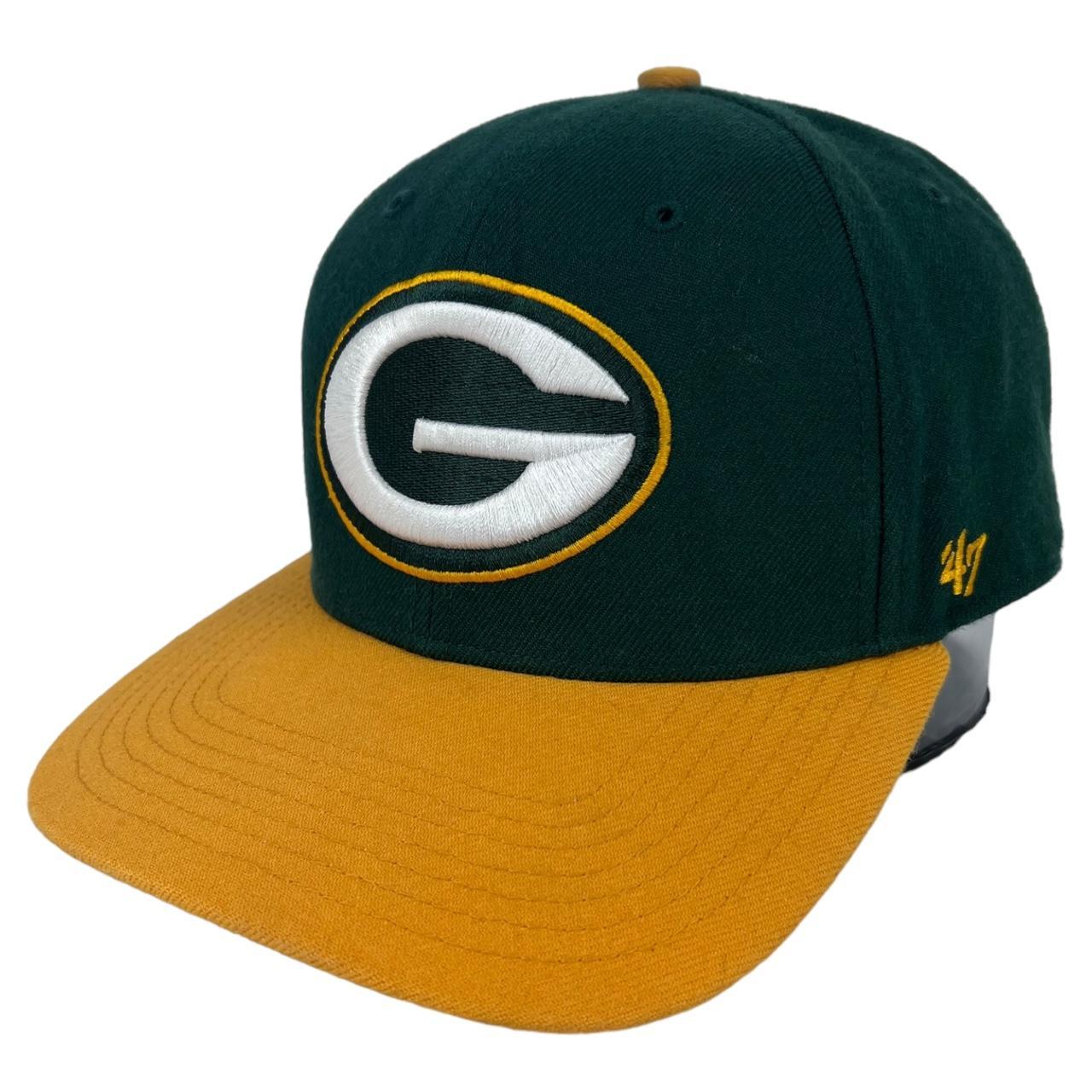 NFL Men's Yellow and Green Hat | Depop