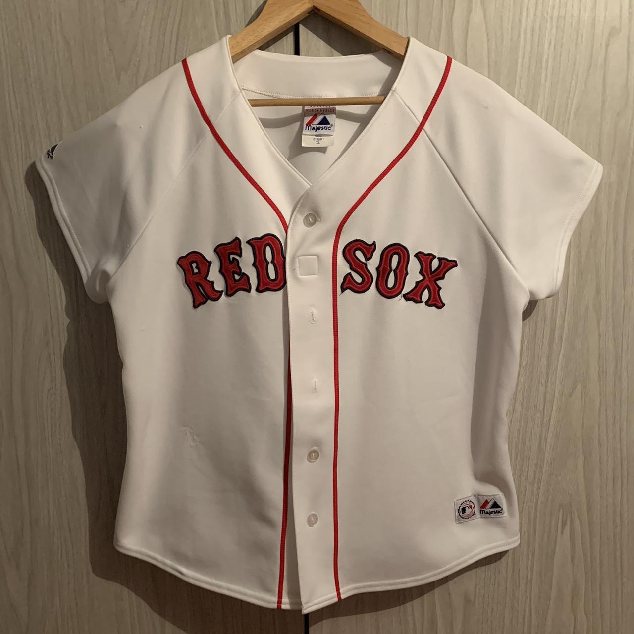 Magestic MLB Boston Red Sox Cool Base Jersey Style - Depop