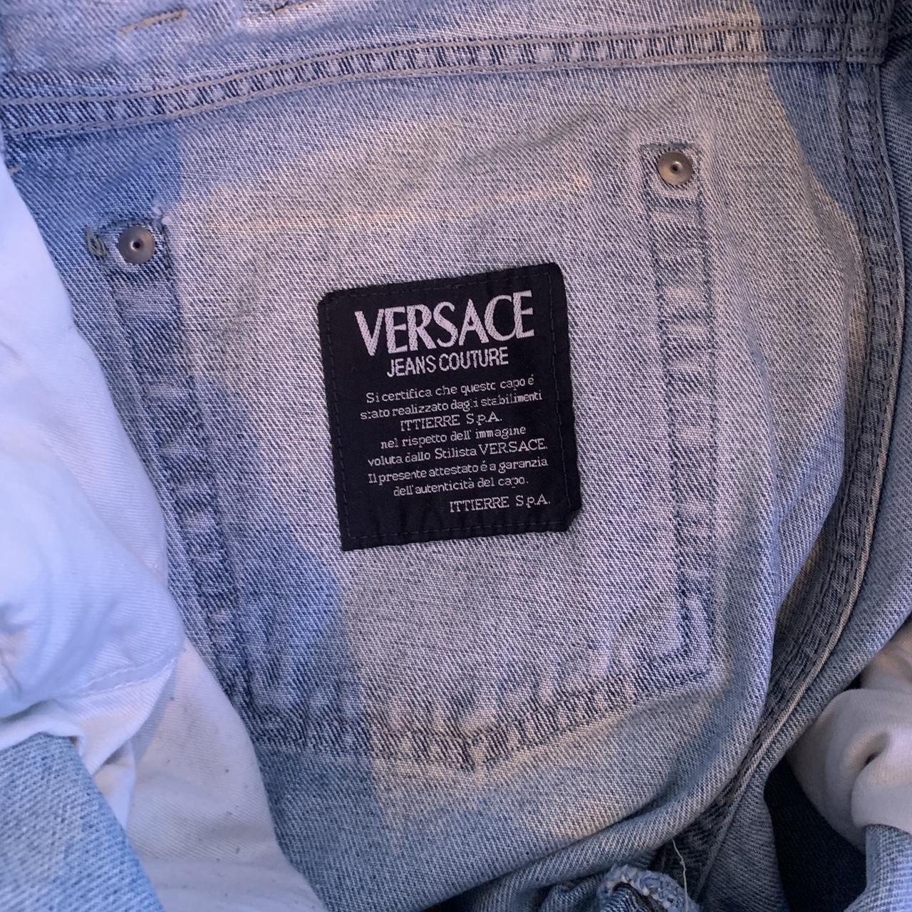 Versace Men's Blue Jeans Depop