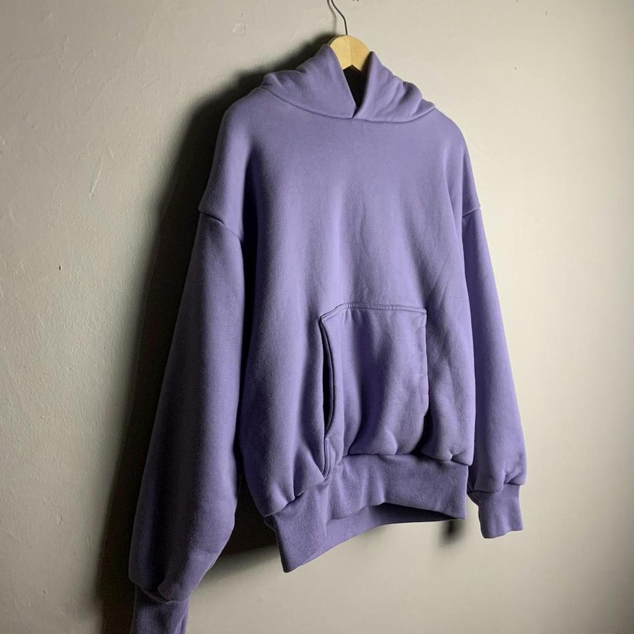 Kanye West Kanye 2020 Vision Double Layered Hoodie Purple Men's