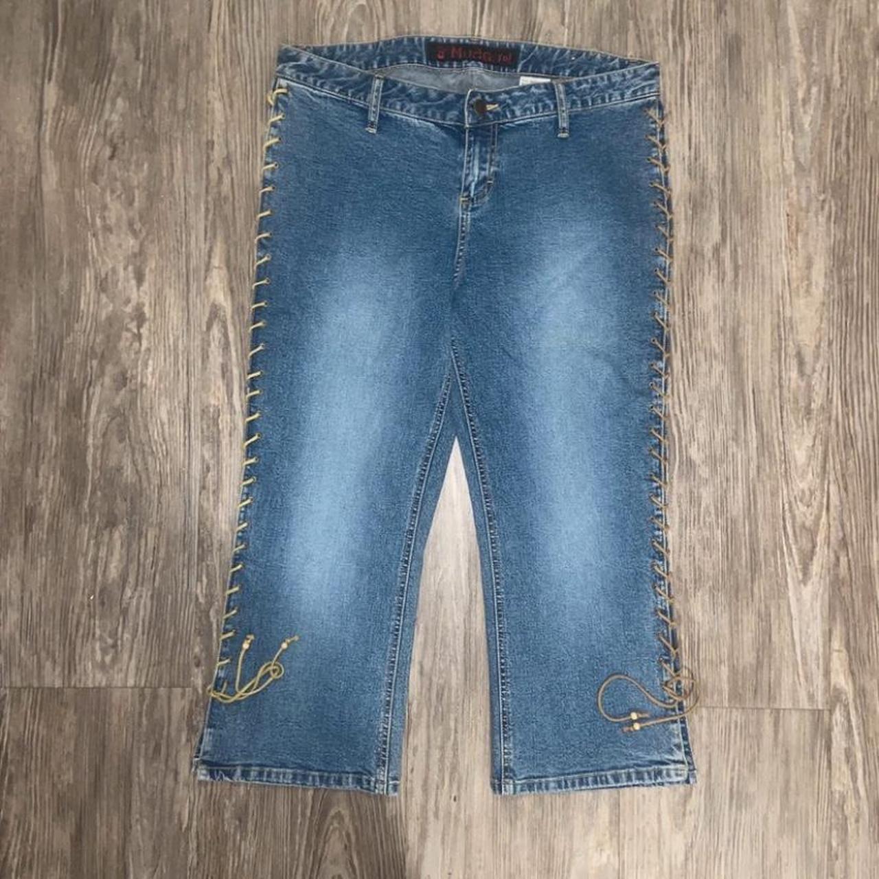 mudd lace up jeans