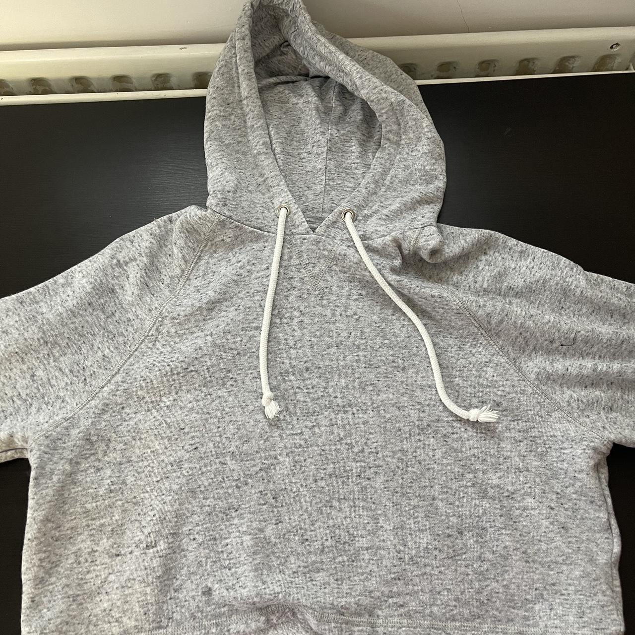 Nice grey cropped hoodie and it’s really soft and... - Depop