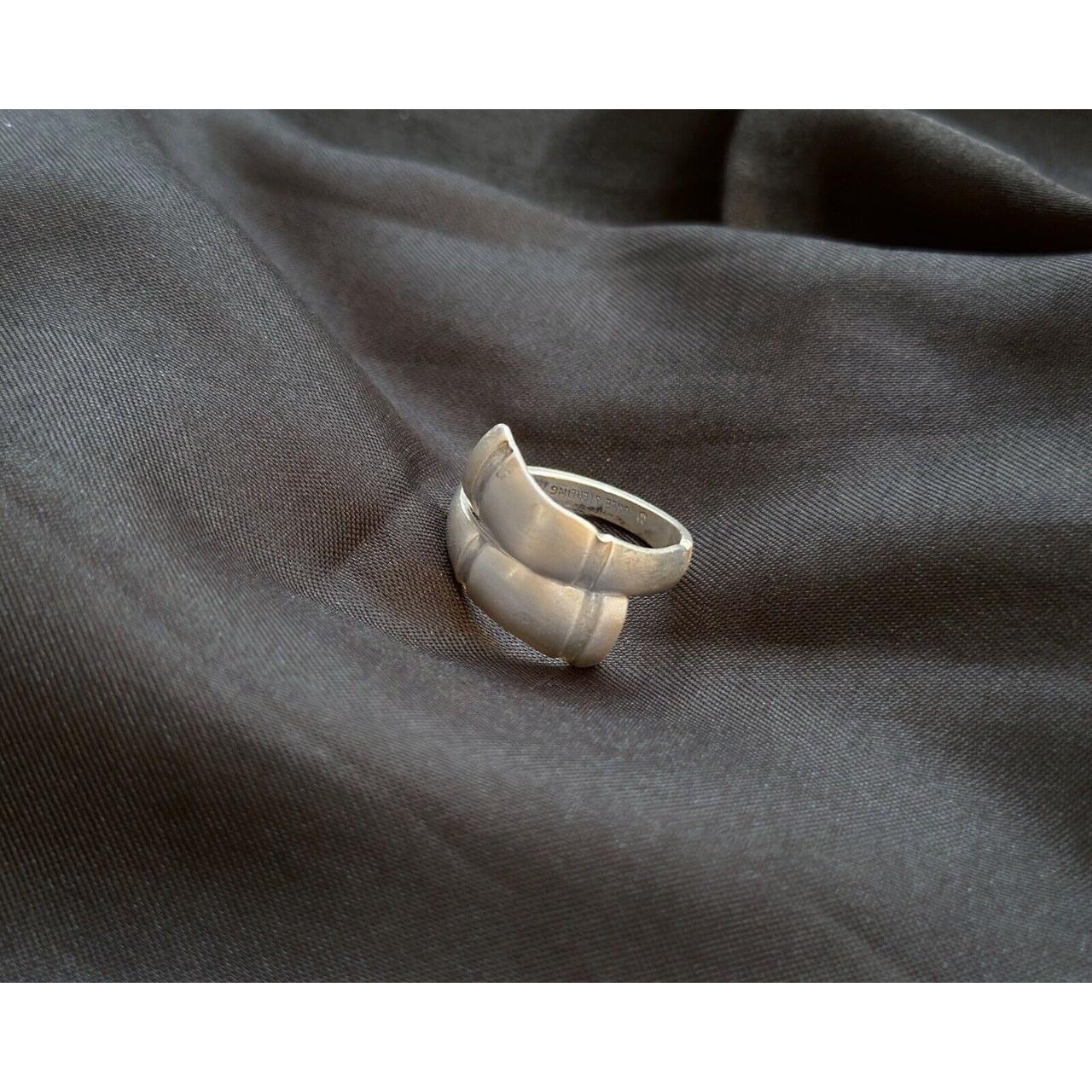 Vintage TOWLE Sterling Silver spoon ring size... - Depop