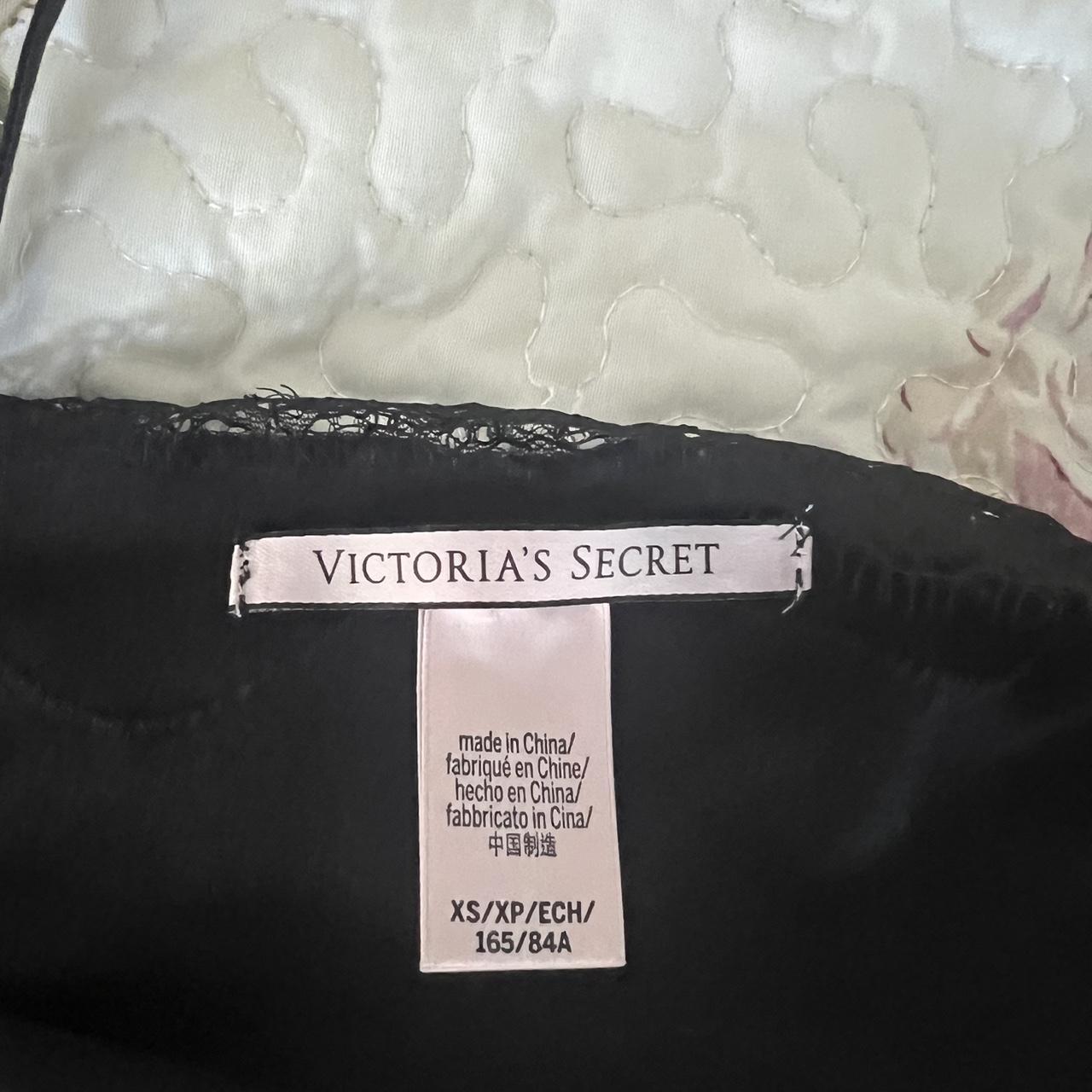 Victoria secret black lace cami size xs - Depop