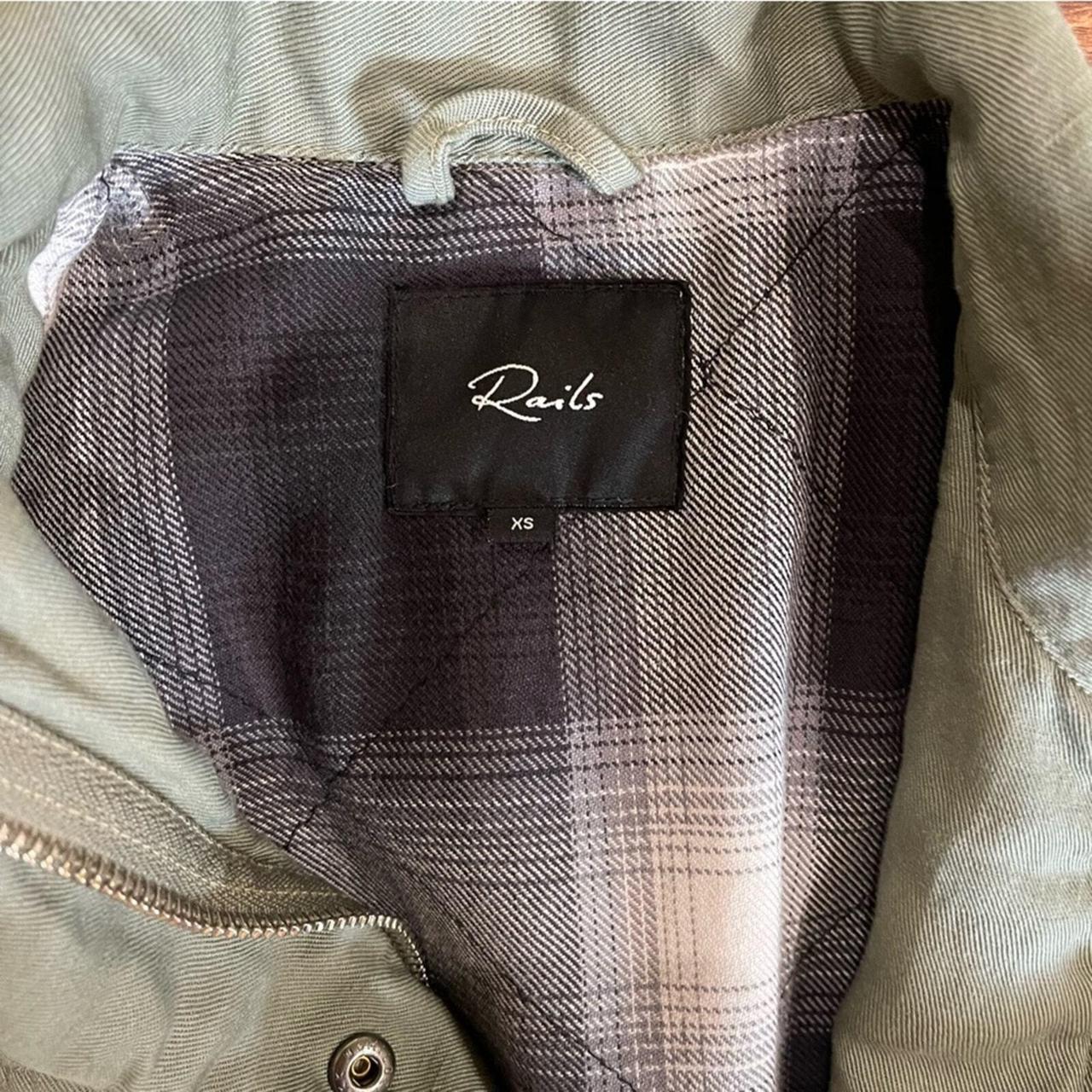 Rails Women's Jacket - Green/Grey - XS – Rails XS… - image 5