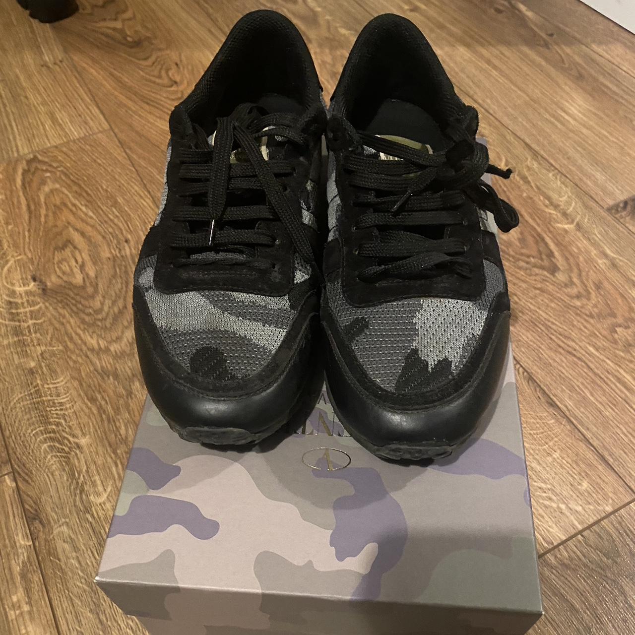 mens valentino mesh trainers