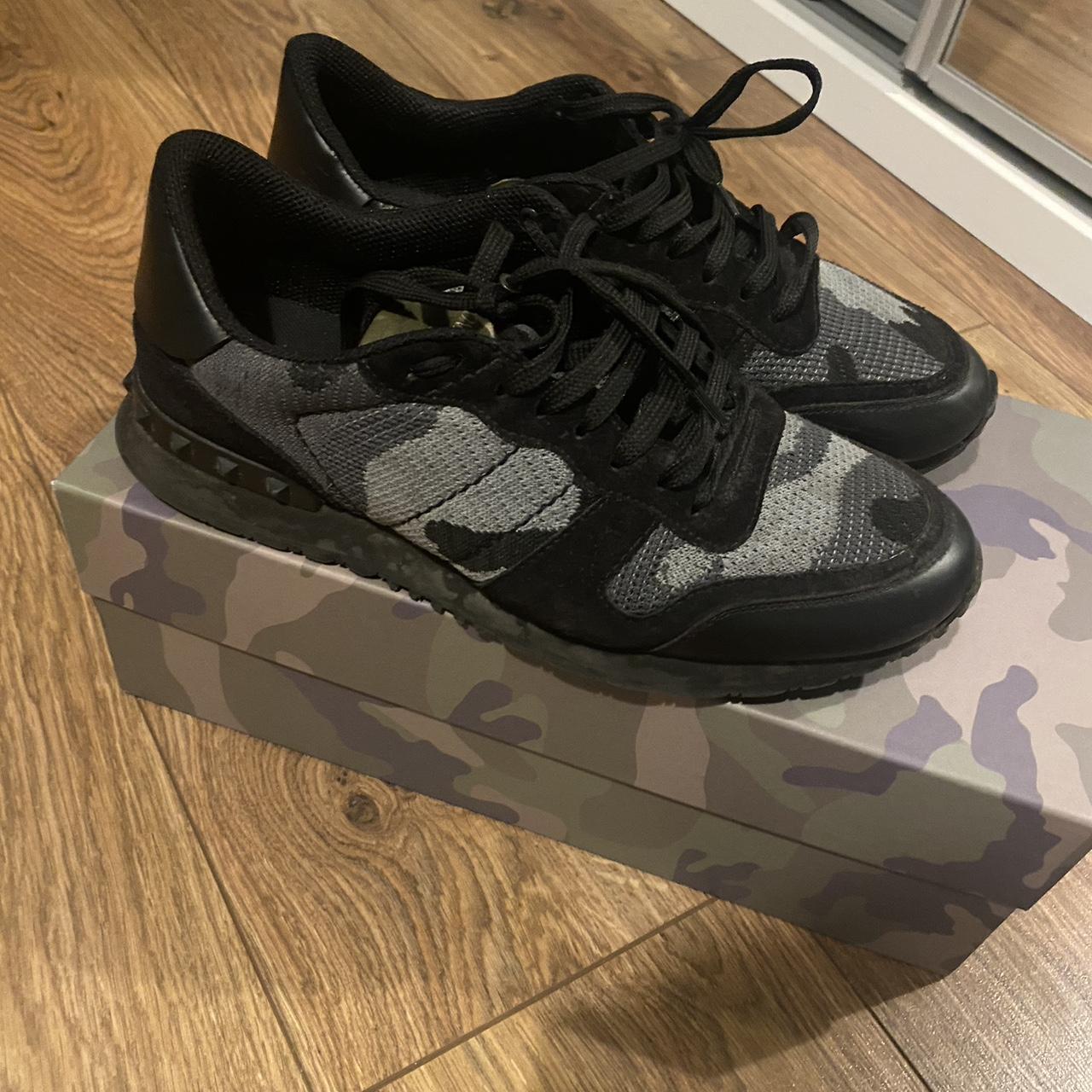 mens valentino mesh trainers