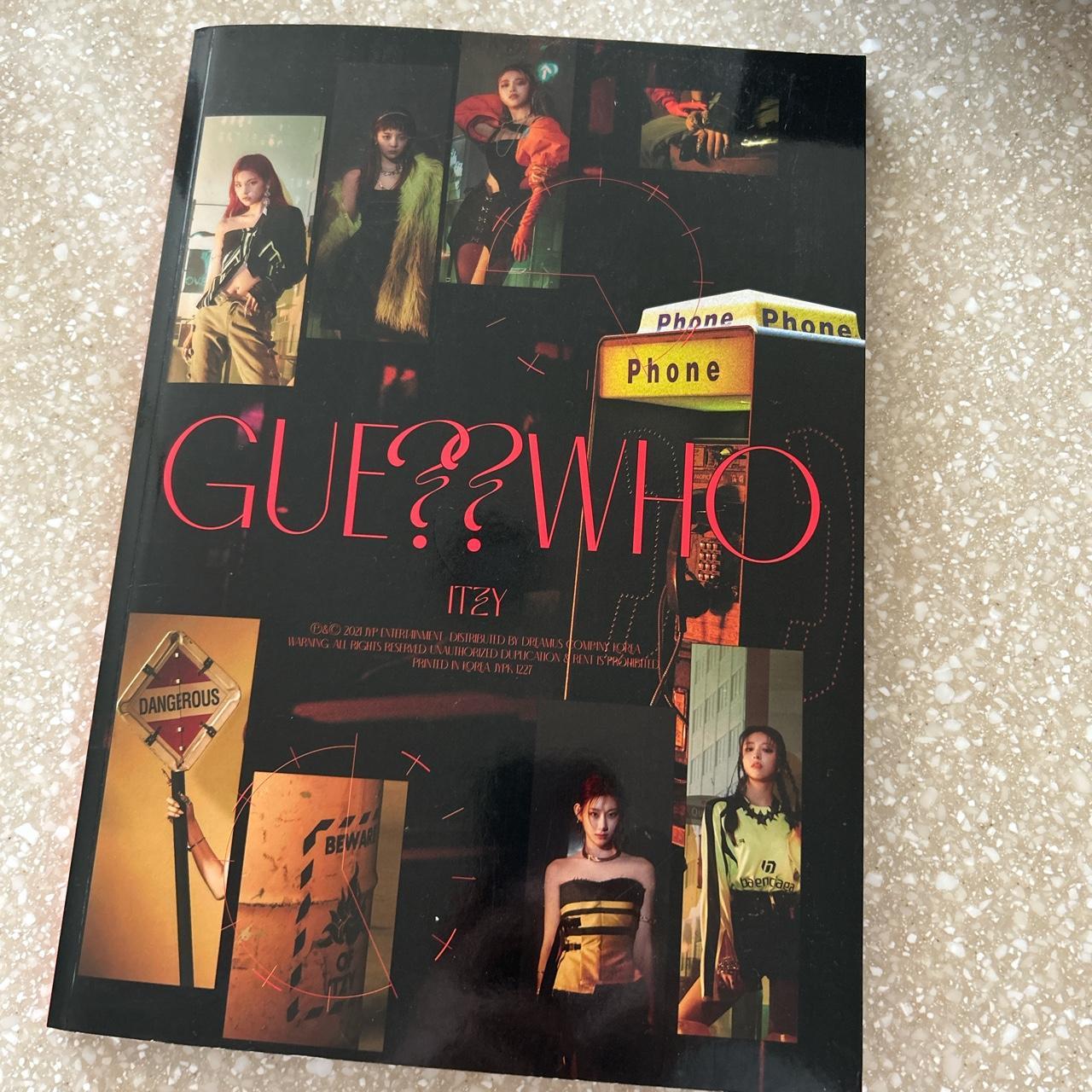 Itzy Guess Who album Includes everything EXCEPT… - Depop