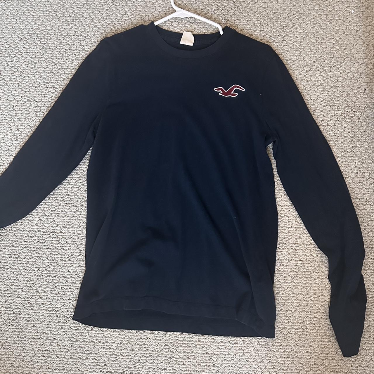 hollister navy blue long sleeve