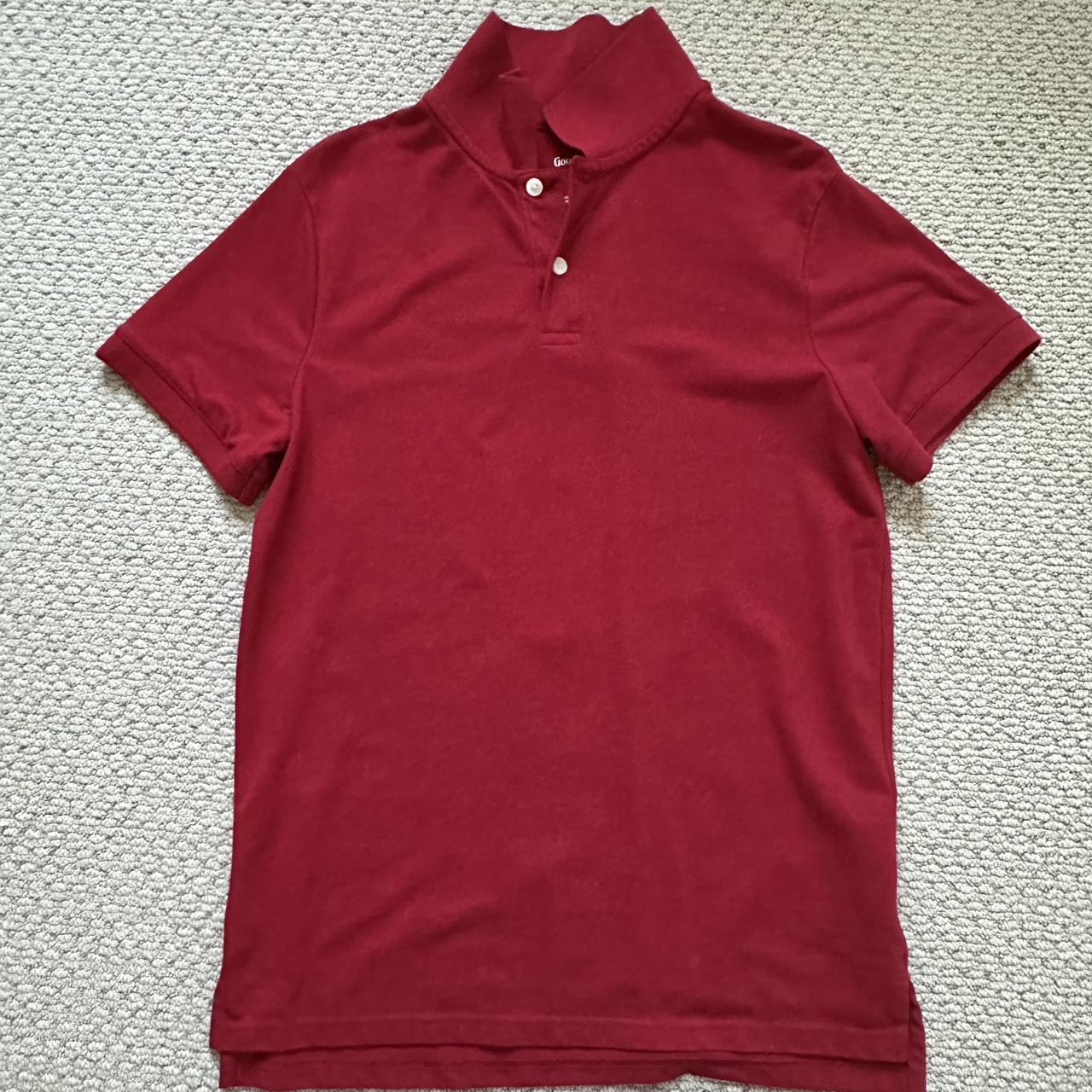 Medium red men’s polo | Goodfellow & Co. | no tears... - Depop