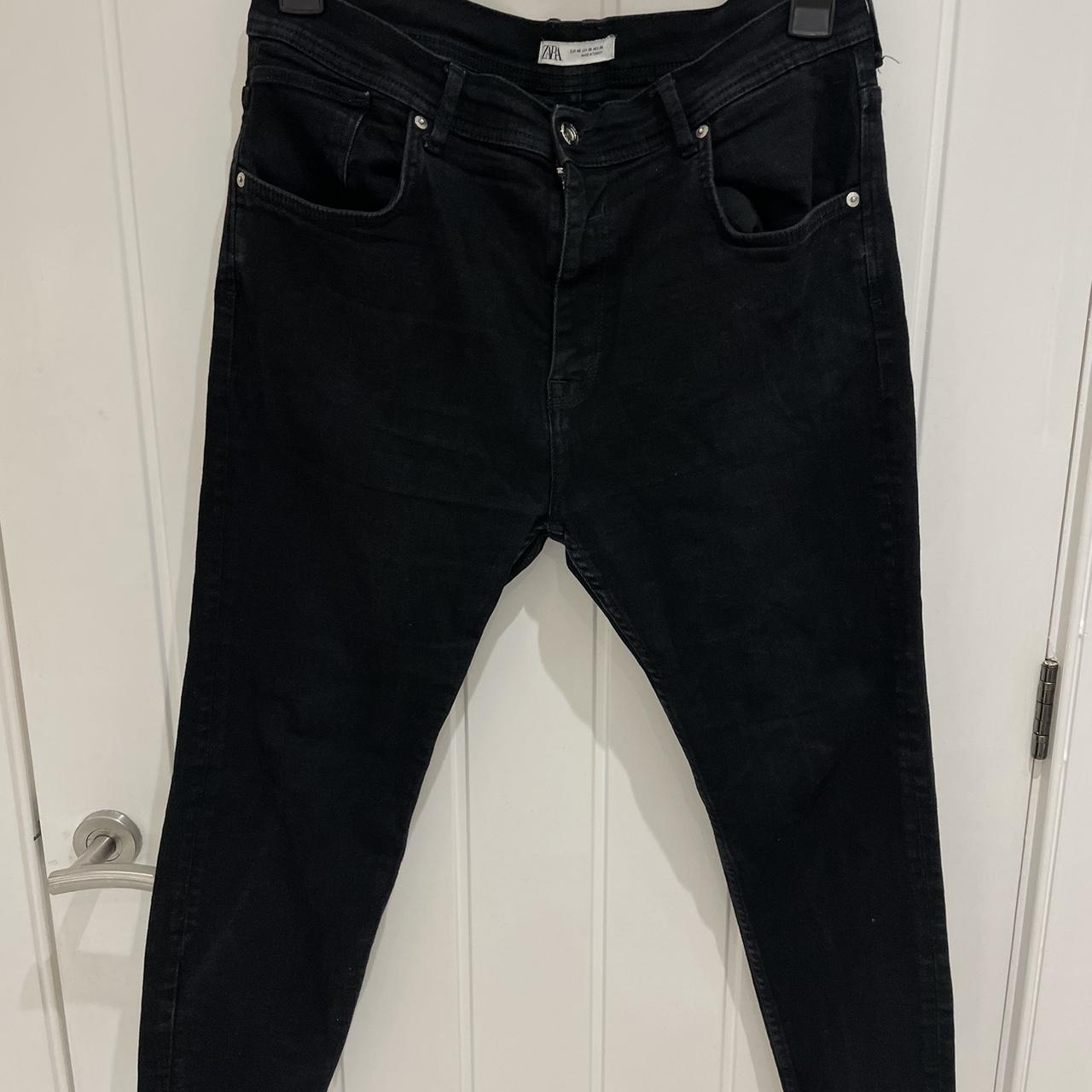 Zara Black Skinny Jeans Men Excellent condition... Depop