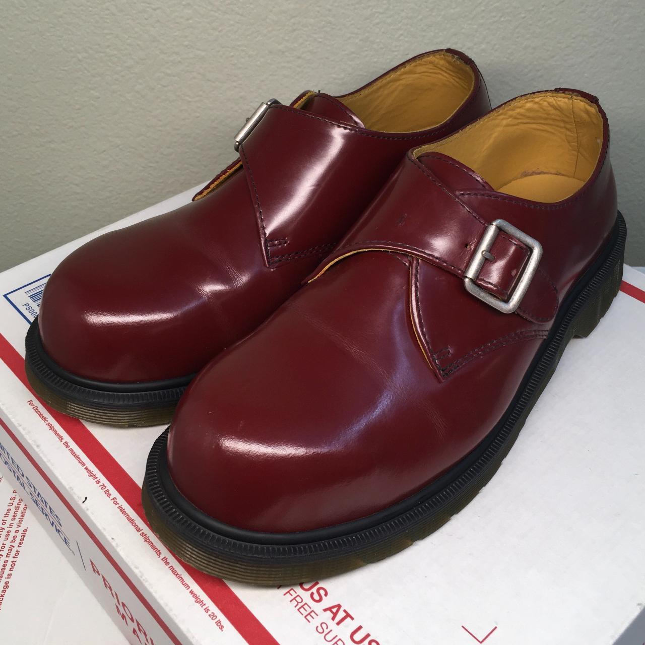 Dr. Martens Steel Toe W 9.5 shoes 1925 monk strap. Depop