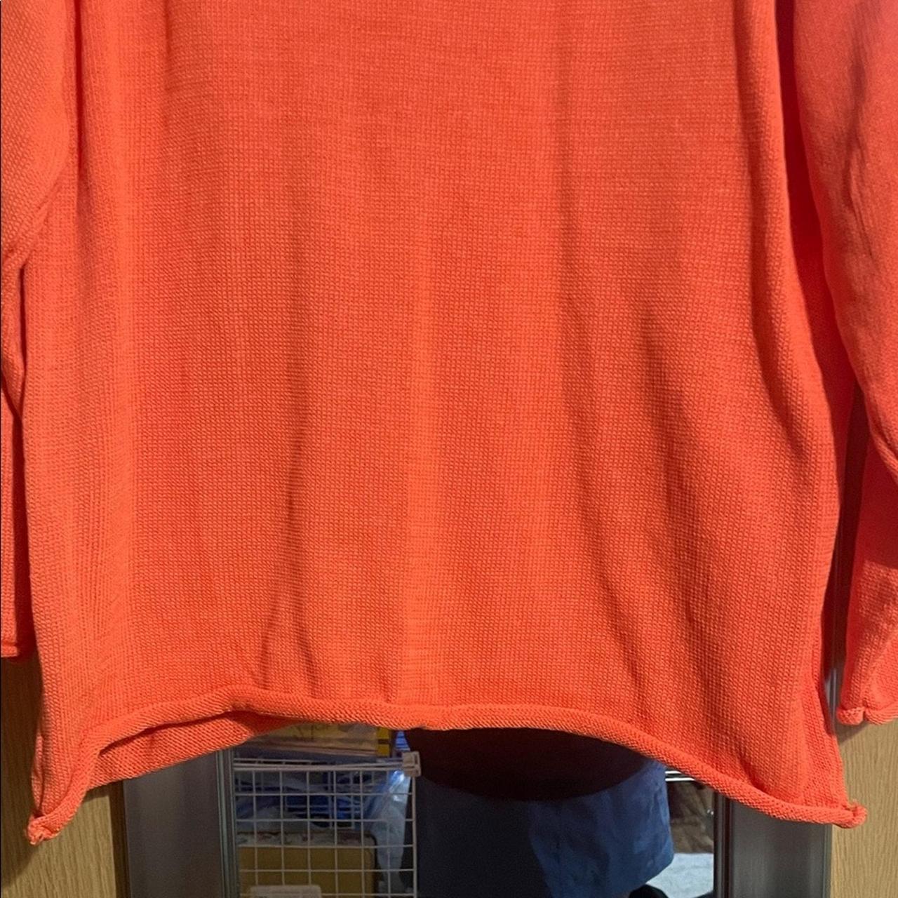 Source Unknown Women's Sweater - Orange/White - L… - image 8