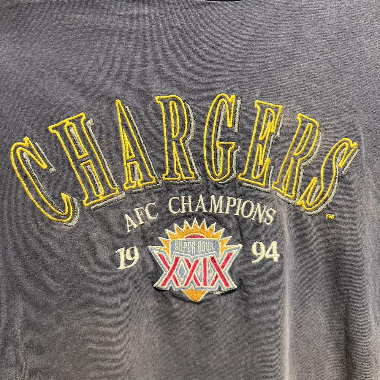 VINTAGE ANTIGUA SAN DIEGO CHARGERS EMBROIDERED - Depop