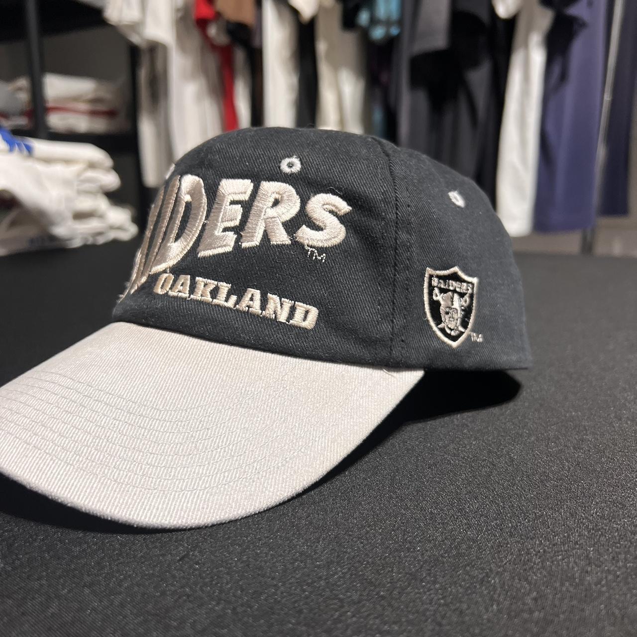 3 Vintage Oakland Raiders Hats Drew Pearson Reebok - Depop