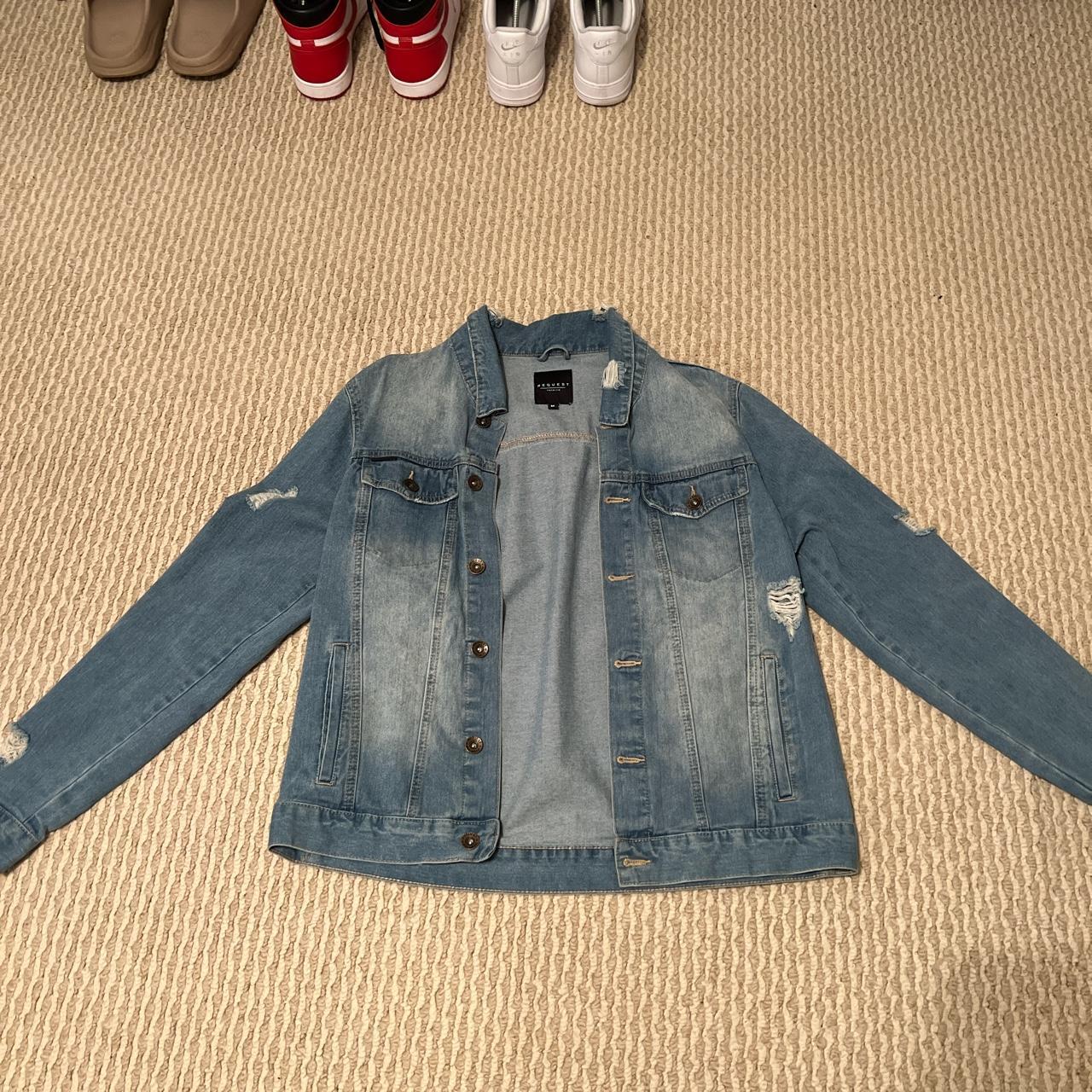 Men’s Request Premium Jean Jacket - Depop