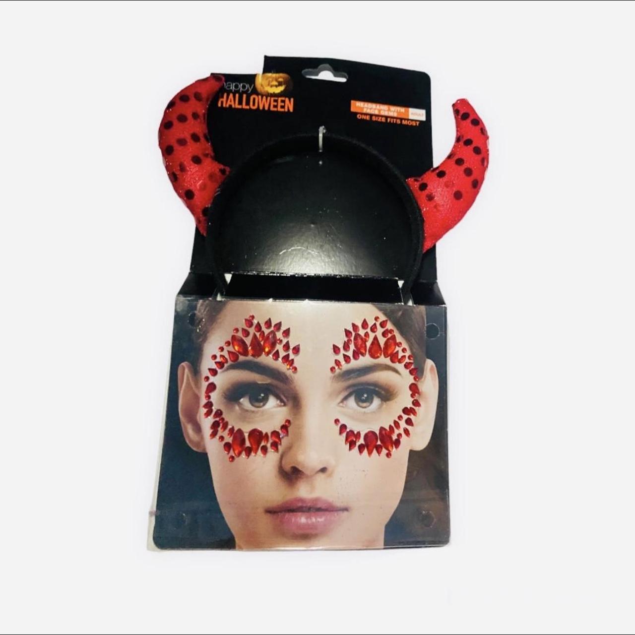 New devil costume Accessories Headband with face... Depop