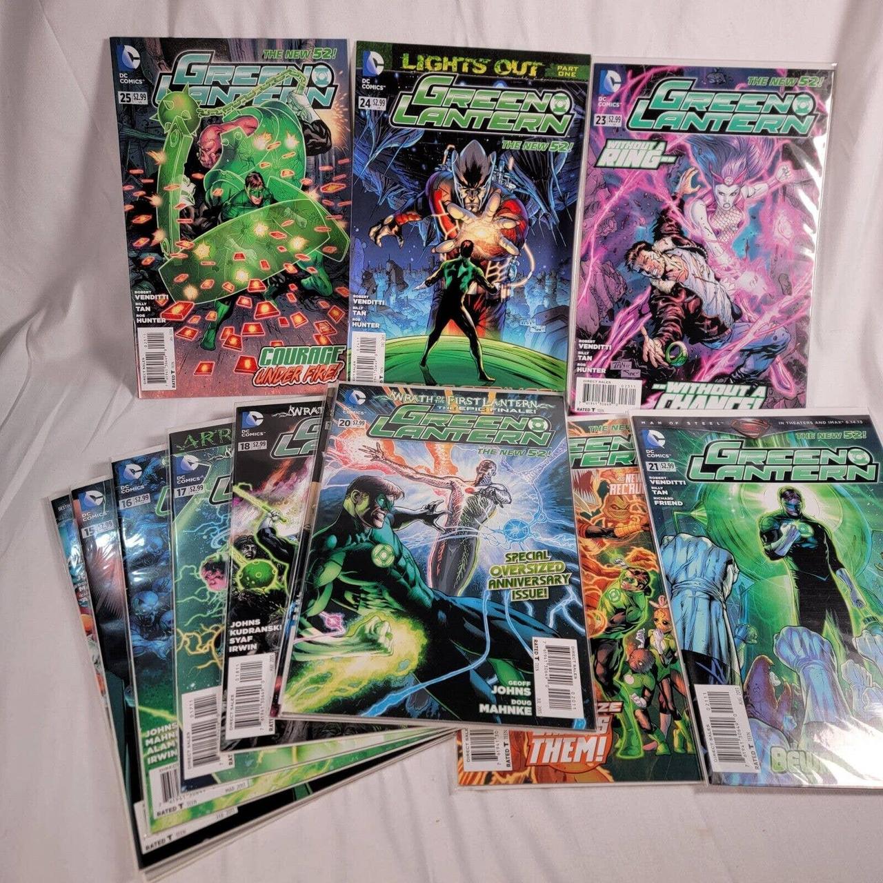 Green buying Lanterns comic lot