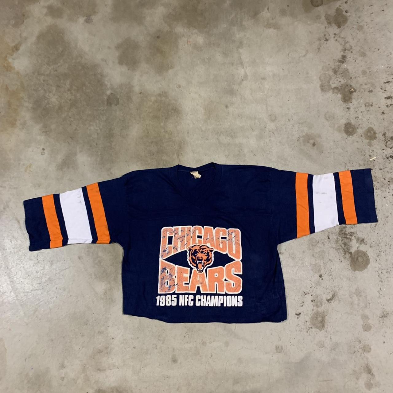 VINTAGE 85 BEARS CROPPED JERSEY SIZE L - Depop