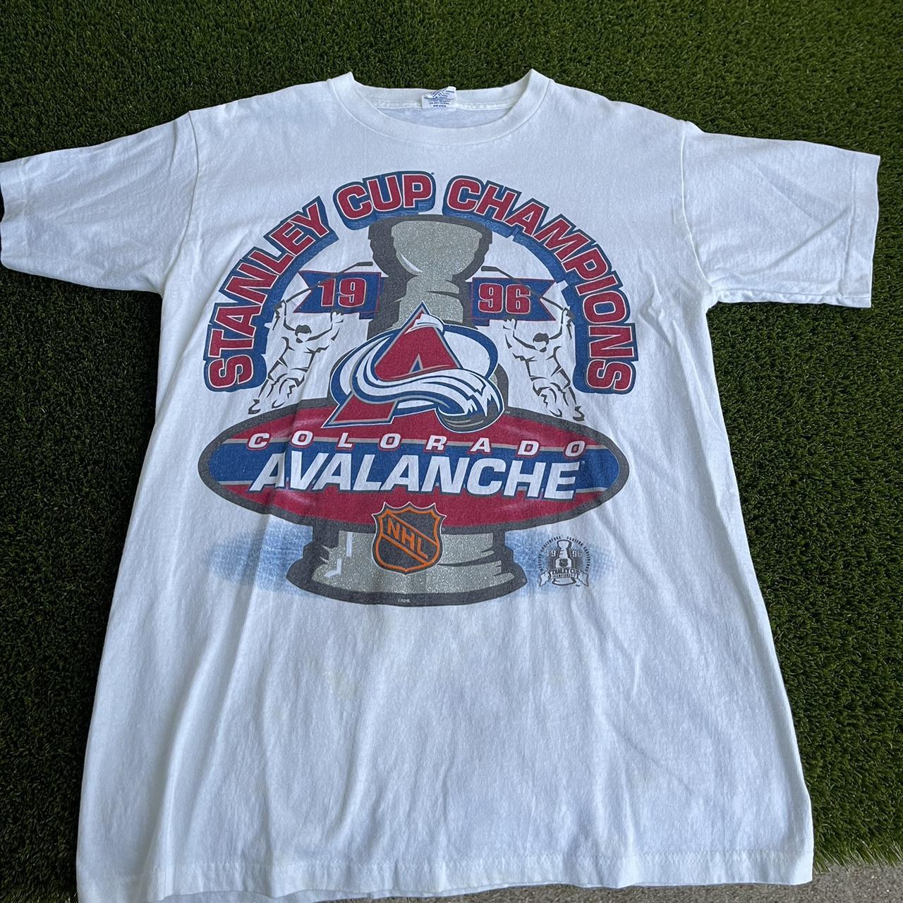 Colorado Avalanche Vintage 1996 Stanley Cup Champions Starter T