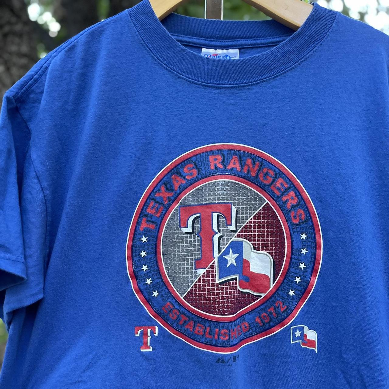 Y2k Texas Rangers Shirt 2009 Texas Rangers '72 - Depop