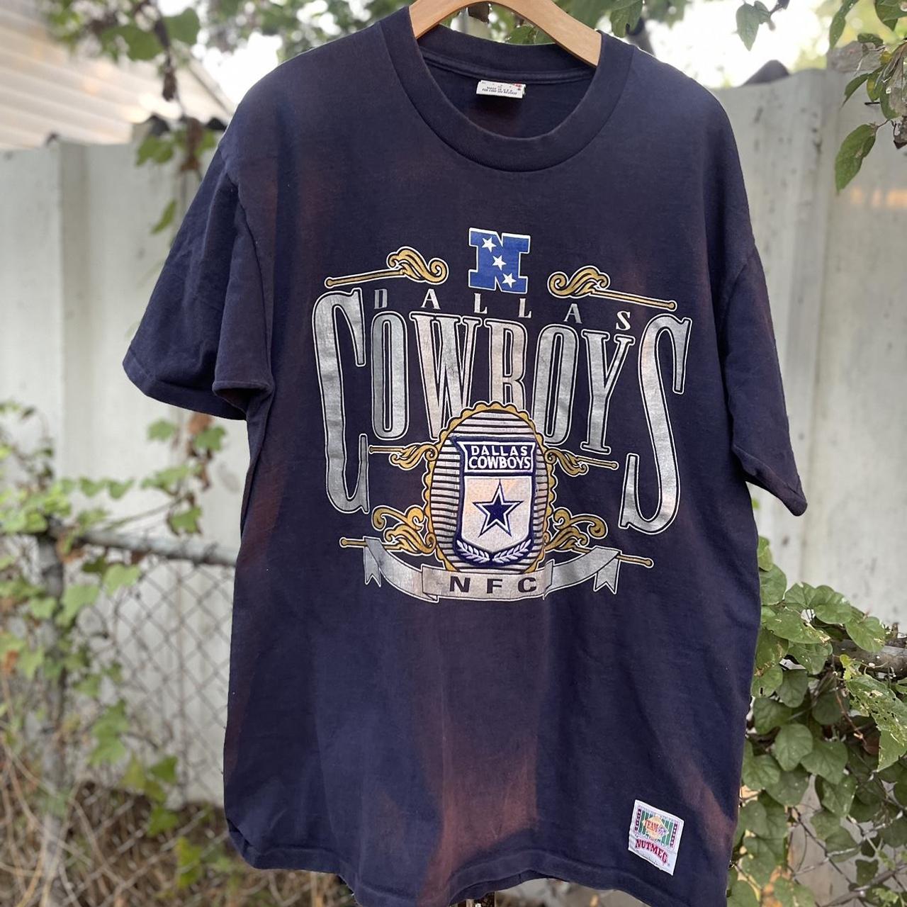 Vintage 90s Dallas Cowboys NutMeg Shirt Size: Large - Depop