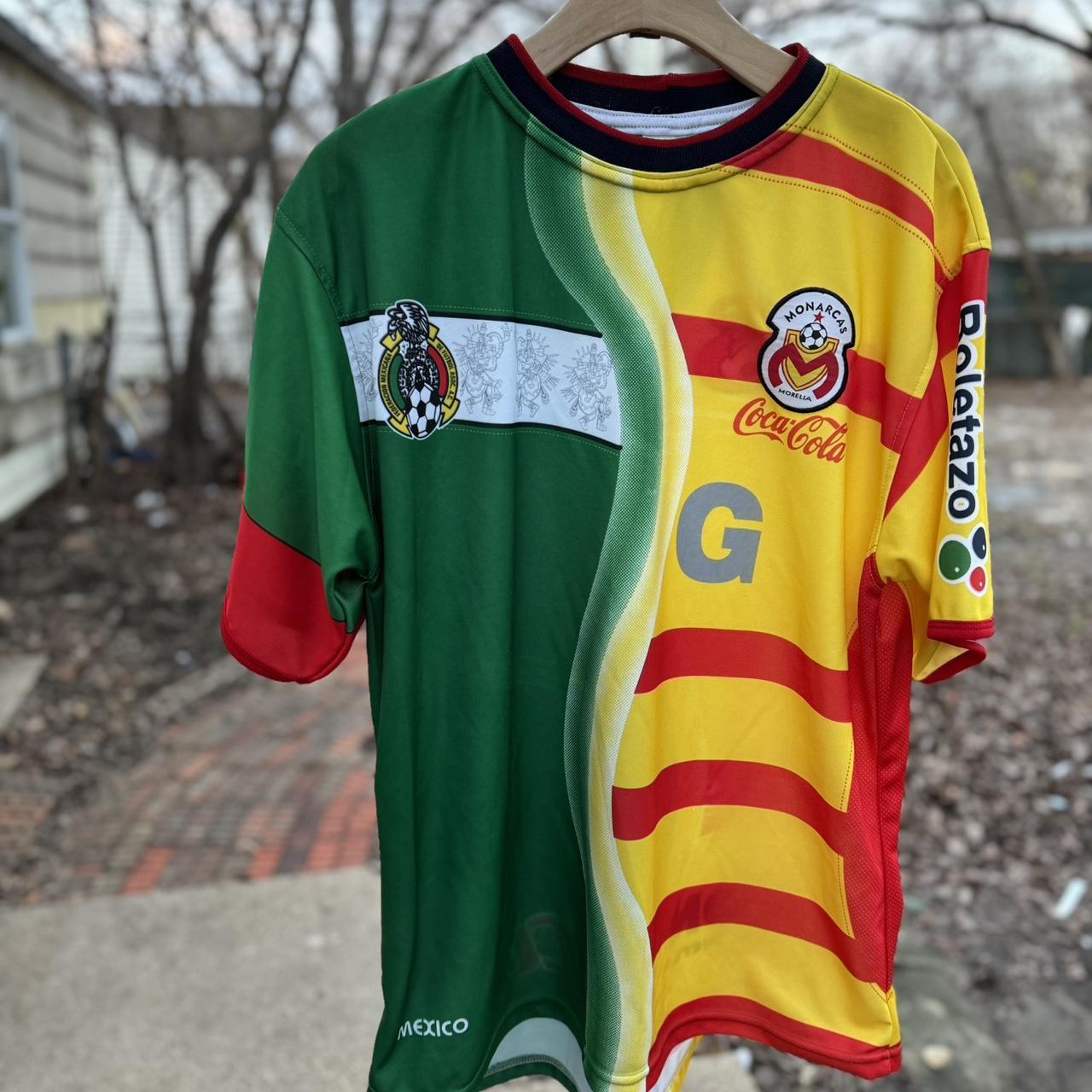 Half and half soccer hot sale jerseys