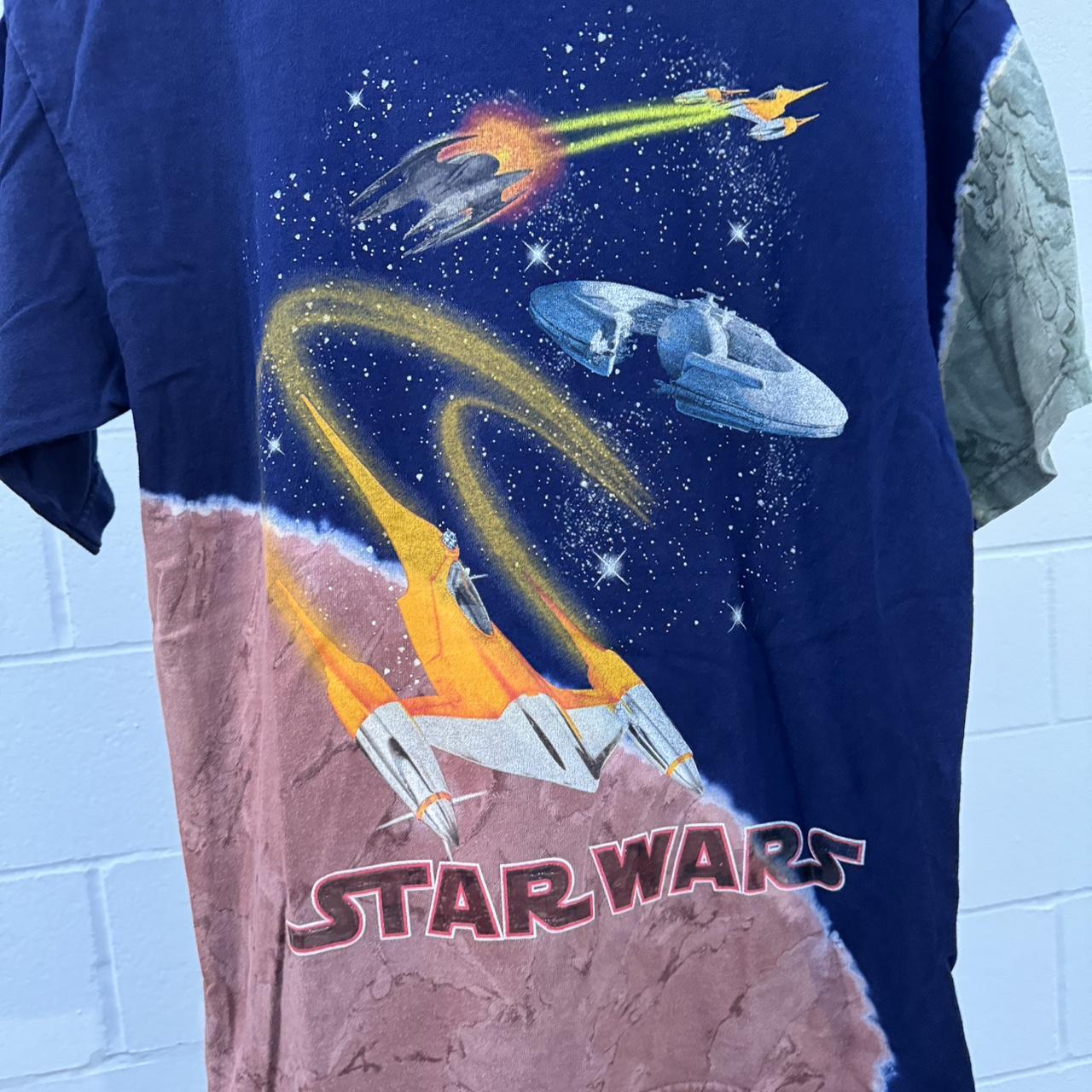 Vintage Star Wars Shirt Size Medium Naboo Fighter... - Depop