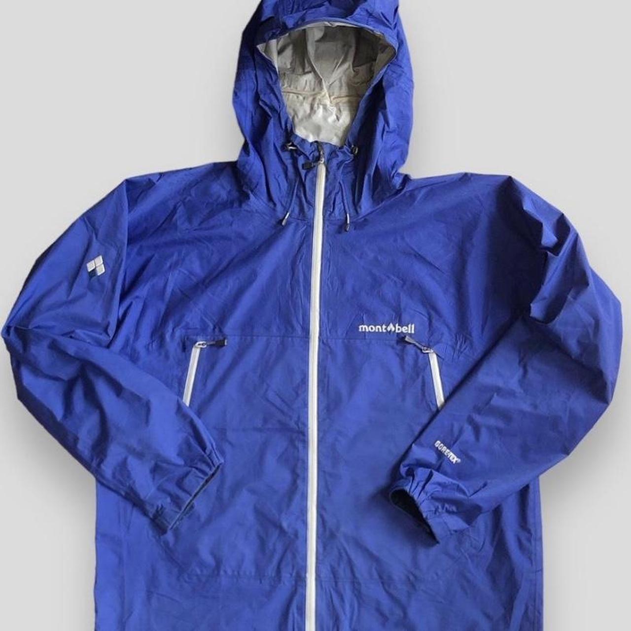 Montbell GoreTex jacket in blue. Jacket features... - Depop