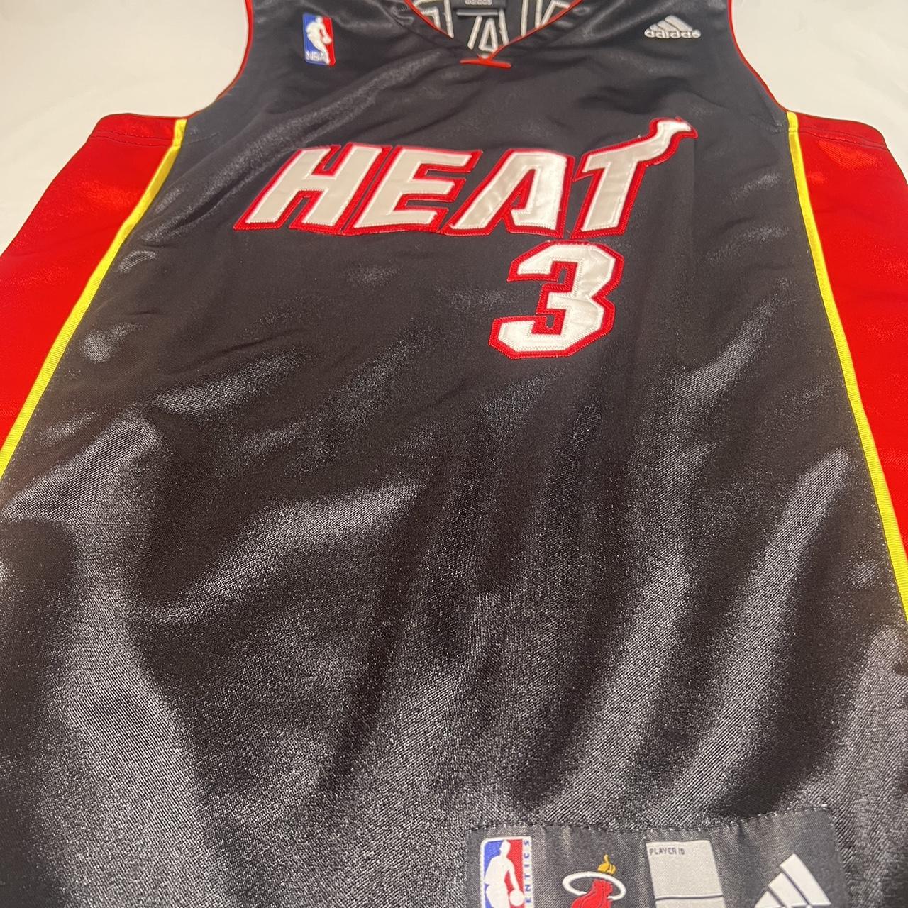 Adidas NBA Miami Heat Dwayne Wade jersey size 50 - Depop