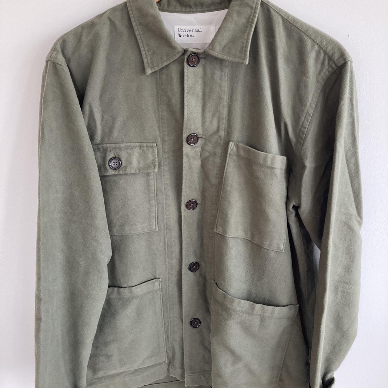 Universal Works green moleskin jacket / overshirt.... Depop