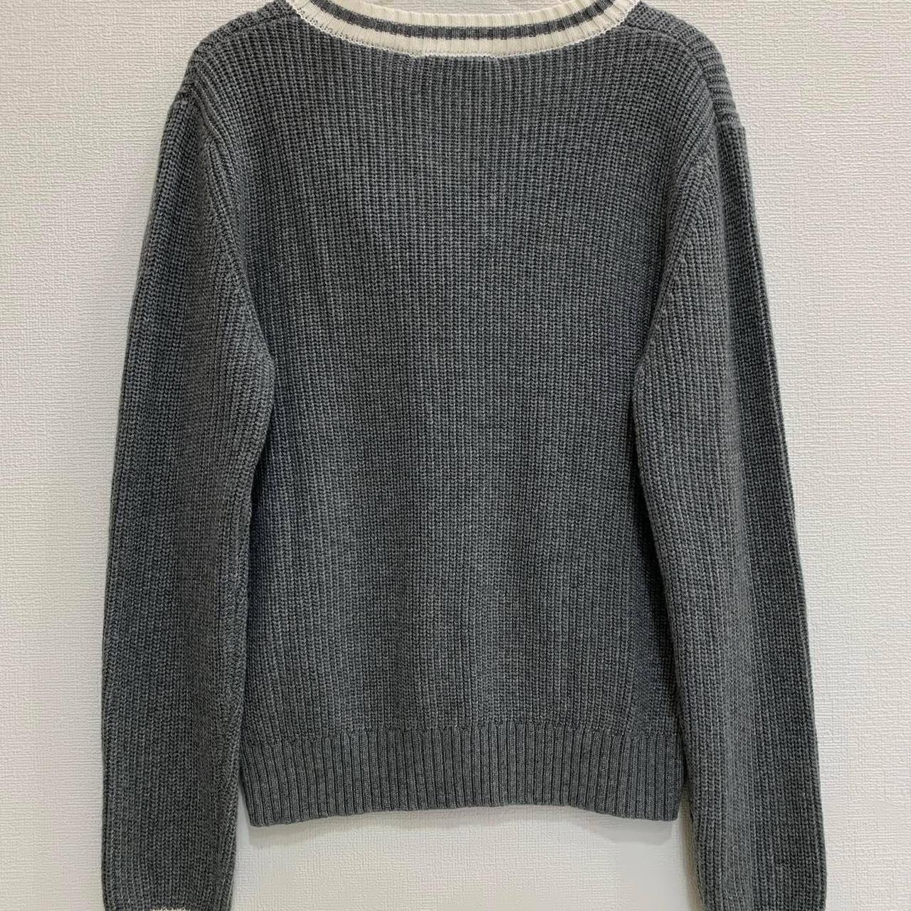 Miu Miu Women's Sweater - Grey - L – Grey Miu Miu… - image 3