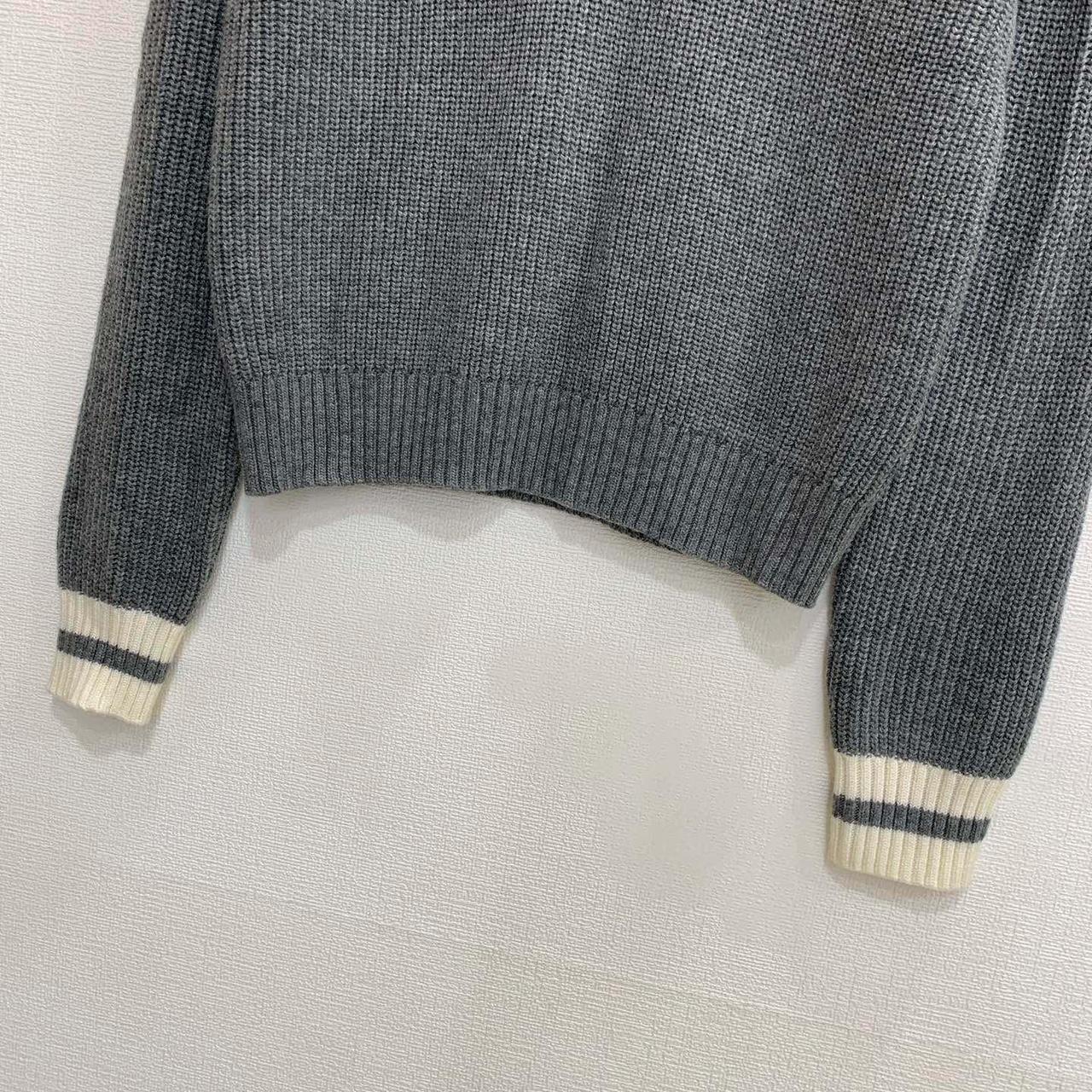 Miu Miu Women's Sweater - Grey - L – Grey Miu Miu… - image 5