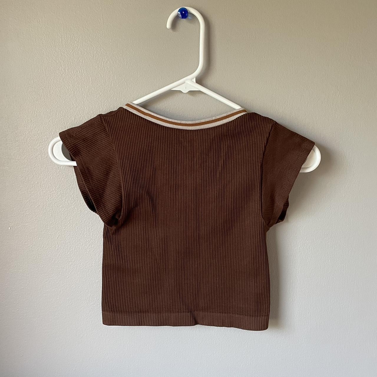 Out From Under Go For Gold Seamless Top In Brown