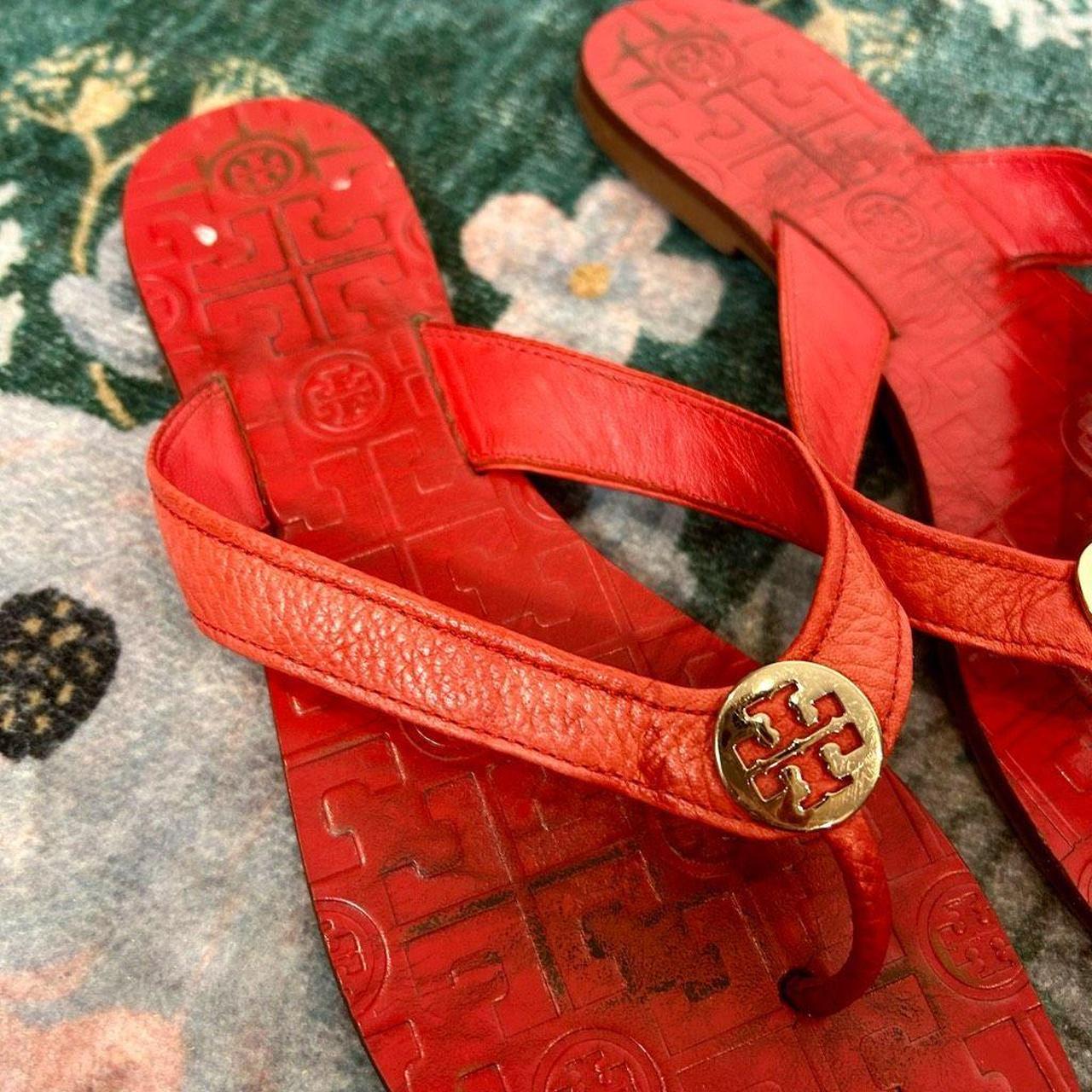 Tory burch clearance red flip flops