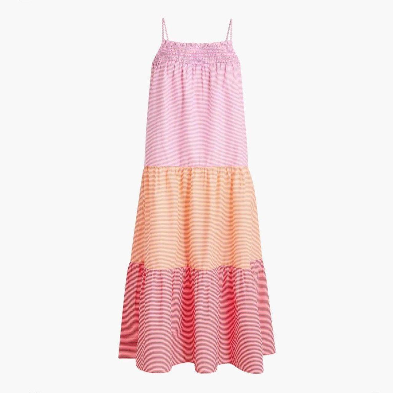 J. Crew Girl's Smocked Dress In purchases Rainbow