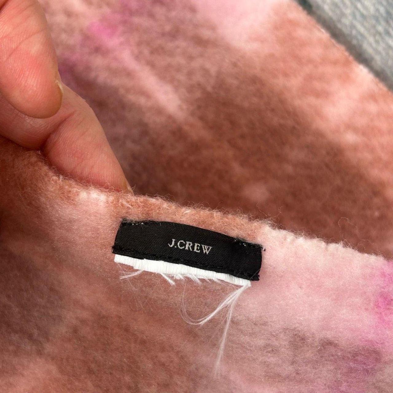 Crew Scarf Womens Peach Pink Textured Depop
