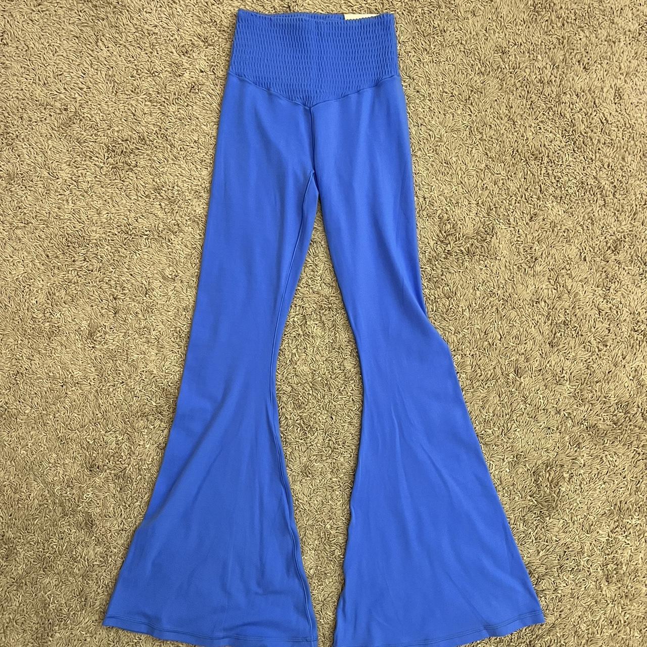 Aerie Women's Blue Leggings Depop