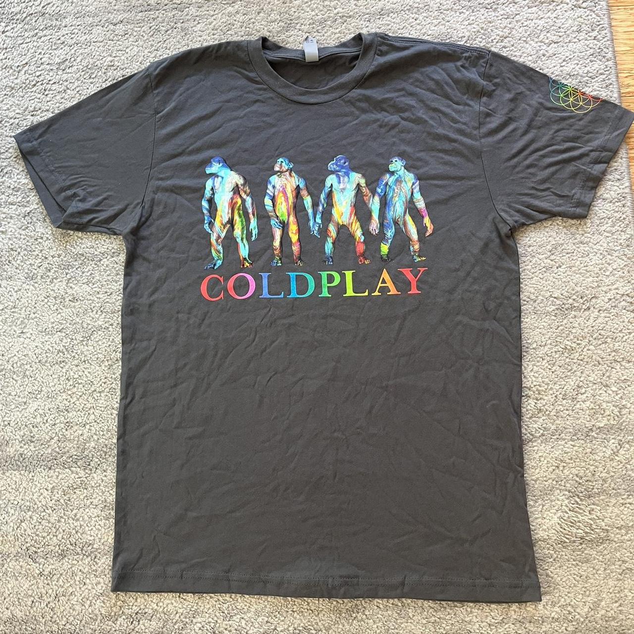 MONKEY COLDPLAY. Unisex. #monkey #concertmerchandise... - Depop